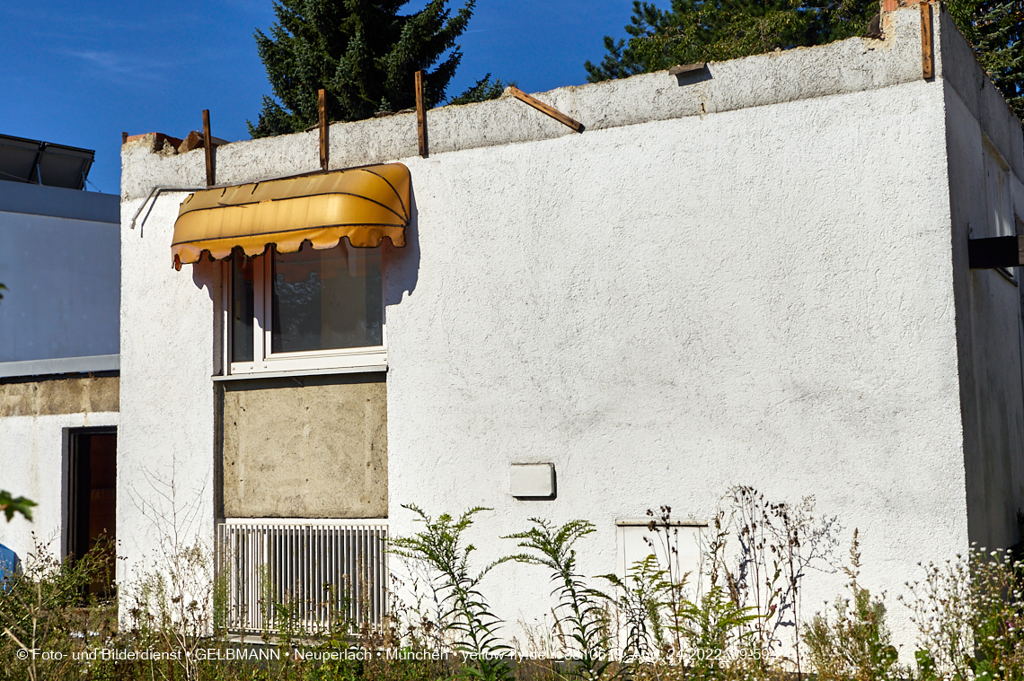 24.08.2022 - Baustelle an der Niederalmstraße 16 und Hugo-Lang-Bogen 13 in Neuperlach-Trudering